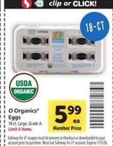 O Organics Eggs