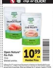 Open Nature Fin Fish