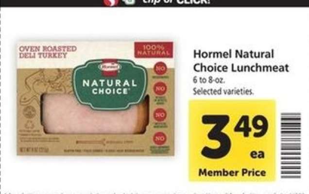 Hormel Natural Choice Lunchmeat