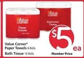 Value Corner Paper Towels