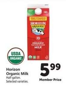 Horizon Organic Milk