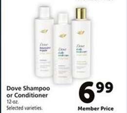 Dove Shampoo or Conditioner