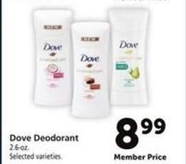Dove Deodorant