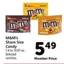 M&M'S Share Size Candy