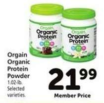 Orgain Organic Protein Powder