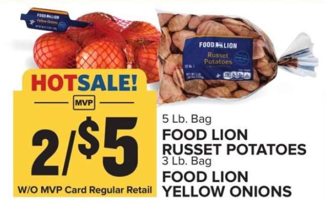 FOOD LION RUSSET POTATOES