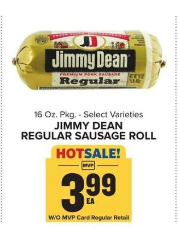 JIMMY DEAN REGULAR SAUSAGE ROLL