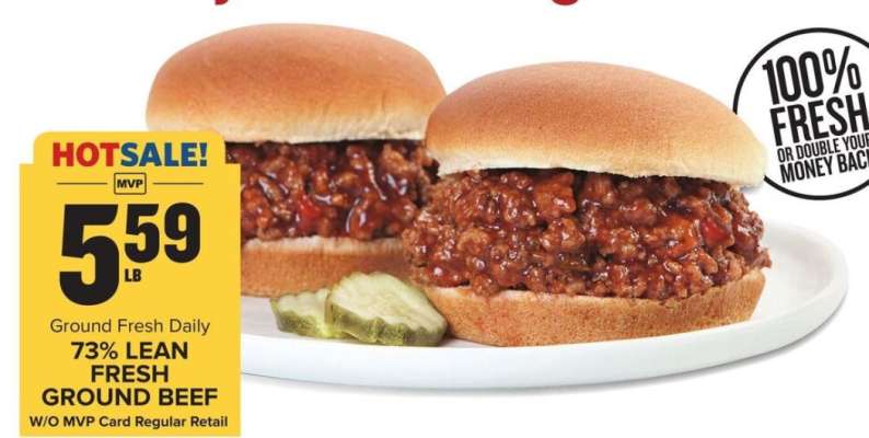 73% Lean Fresh Ground Beef