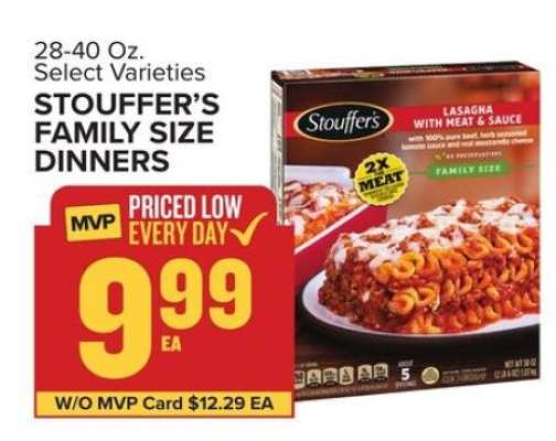 Stouffer's Family Size Dinners