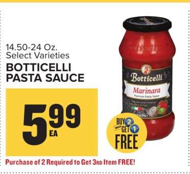 Botticelli Pasta Sauce
