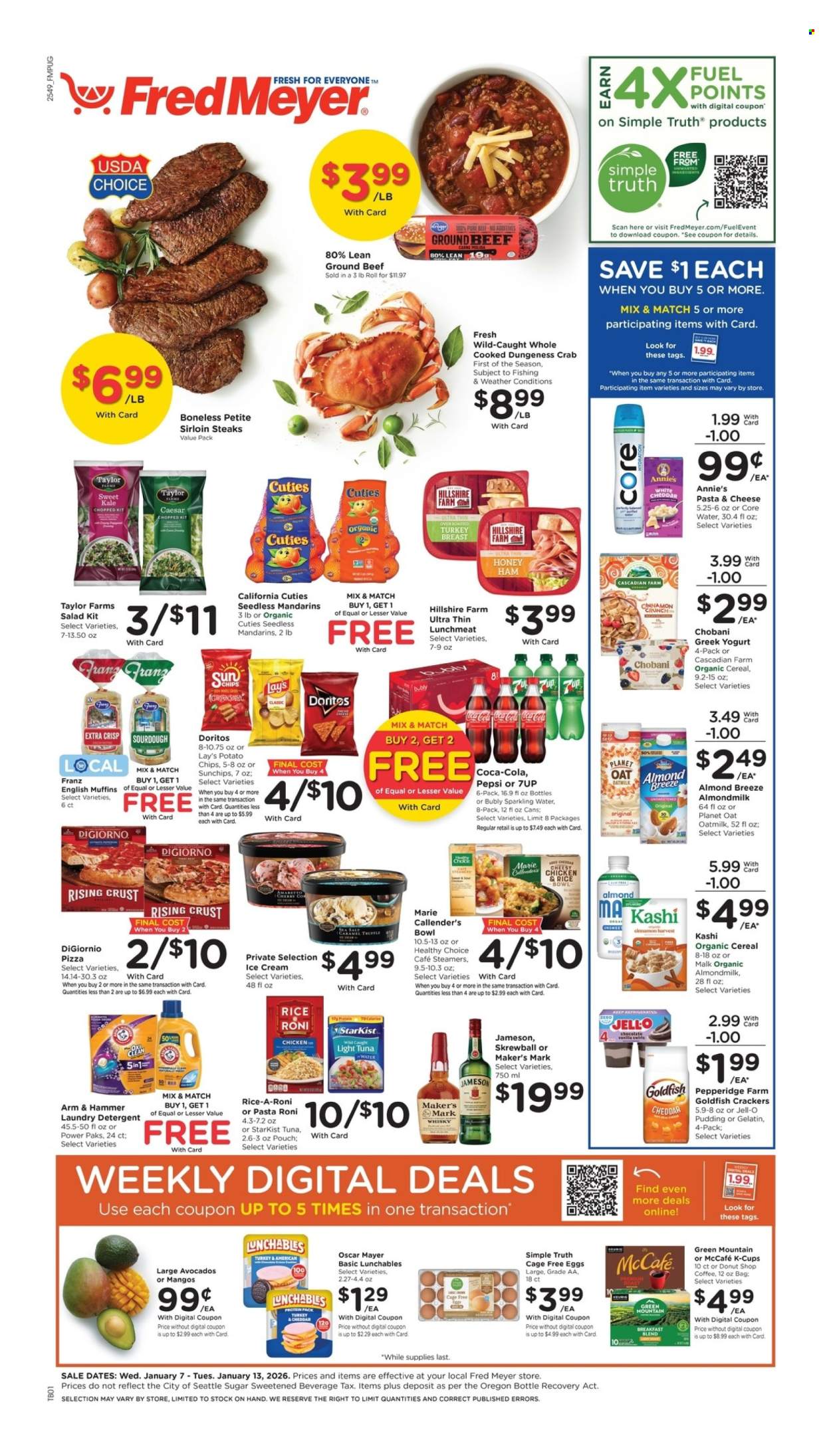 Fred Meyer ad - 01/07/2026 - 01/13/2026. Page 1