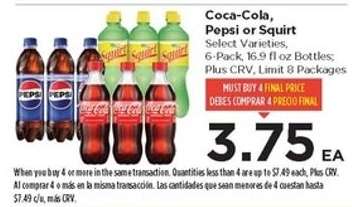 Coca-Cola, Pepsi or Squirt