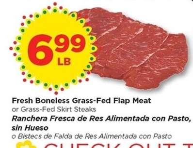 Fresh Boneless Grass-Fed Flap Meat