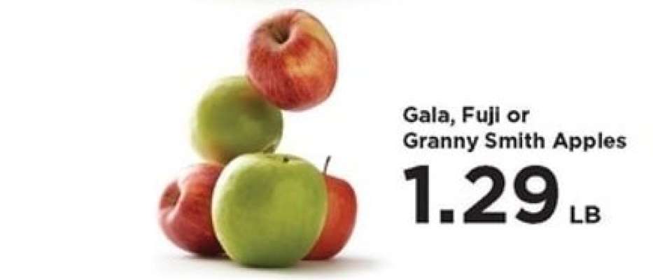 Gala, Fuji or Granny Smith Apples