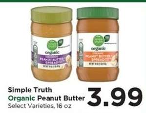 Simple Truth Organic Peanut Butter