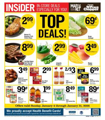 Price Chopper Flyer - 01/04/2026 - 01/31/2026.