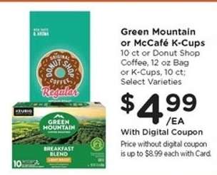 Green Mountain or McCafé K-Cups