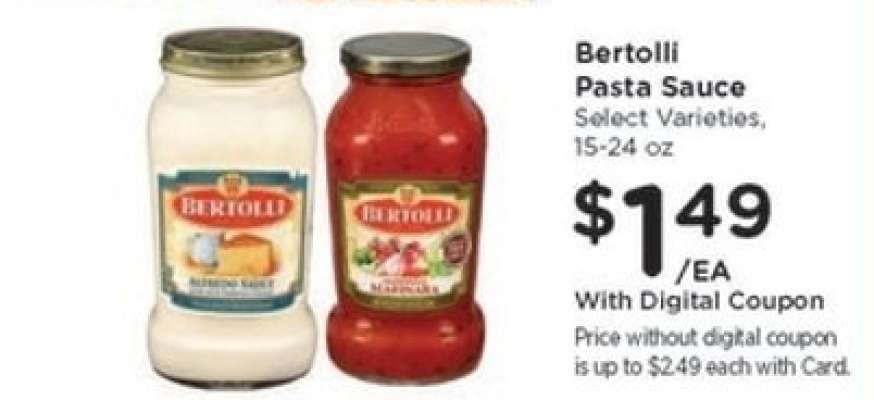 Bertolli Pasta Sauce
