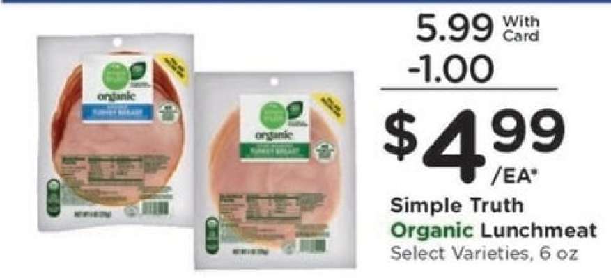 Simple Truth Organic Lunchmeat