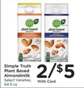Simple Truth Plant Based Almondmilk