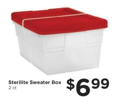 Sterilite Sweater Box