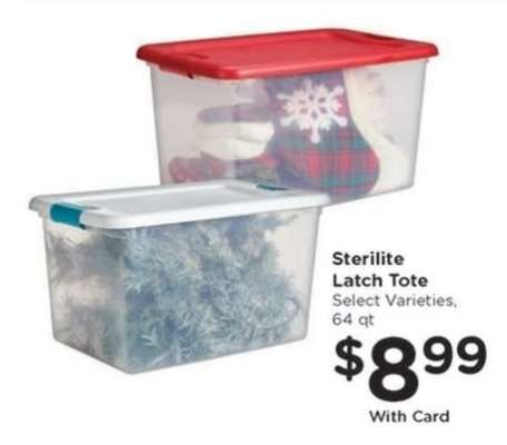 Sterilite Latch Tote