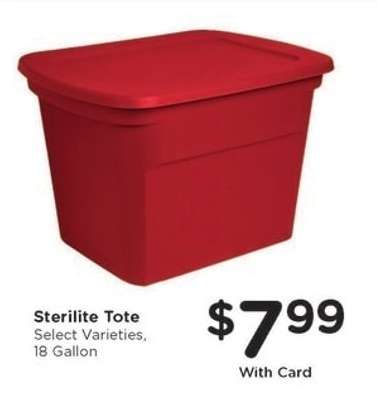 Sterilite Tote