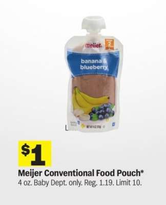 Meijer Conventional Food Pouch*