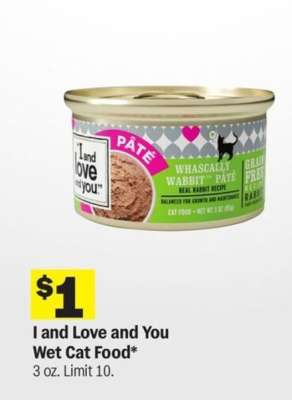 I and Love and You Wet Cat Food