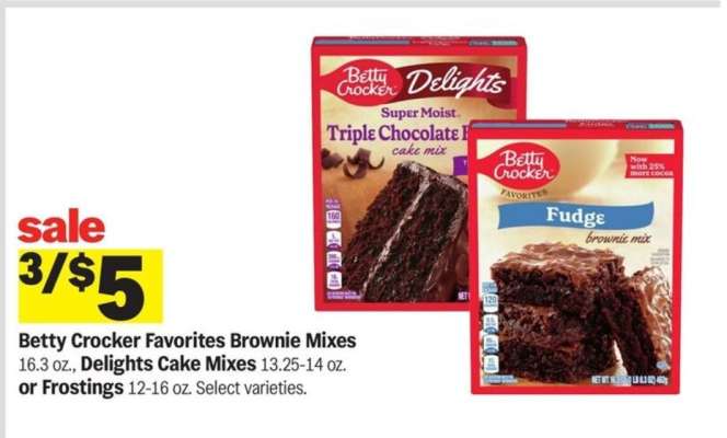 Betty Crocker Favorites Brownie Mixes