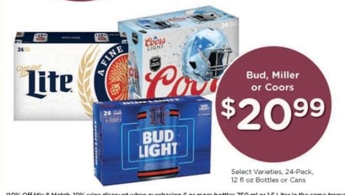 Bud, Miller or Coors