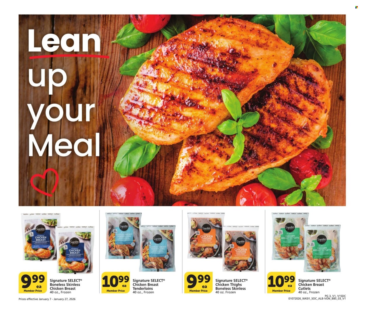 Albertsons ad - 01/07/2026 - 01/27/2026. Page 3