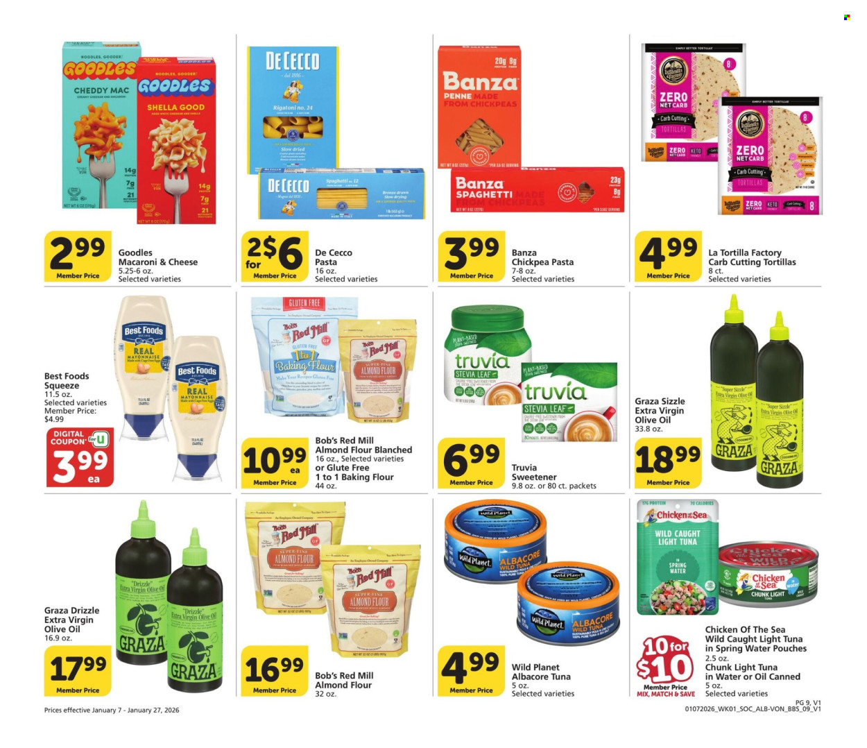 Albertsons ad - 01/07/2026 - 01/27/2026. Page 9