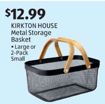 KIRKTON HOUSE Metal Storage Basket