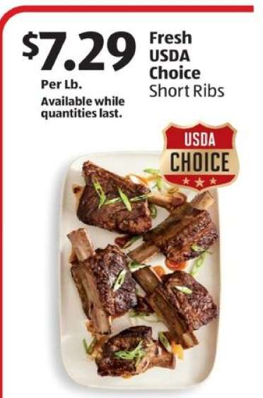 Fresh USDA Choice Short Ribs