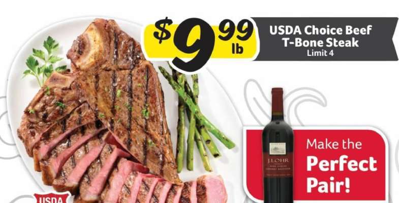 USDA Choice Beef T-Bone Steak