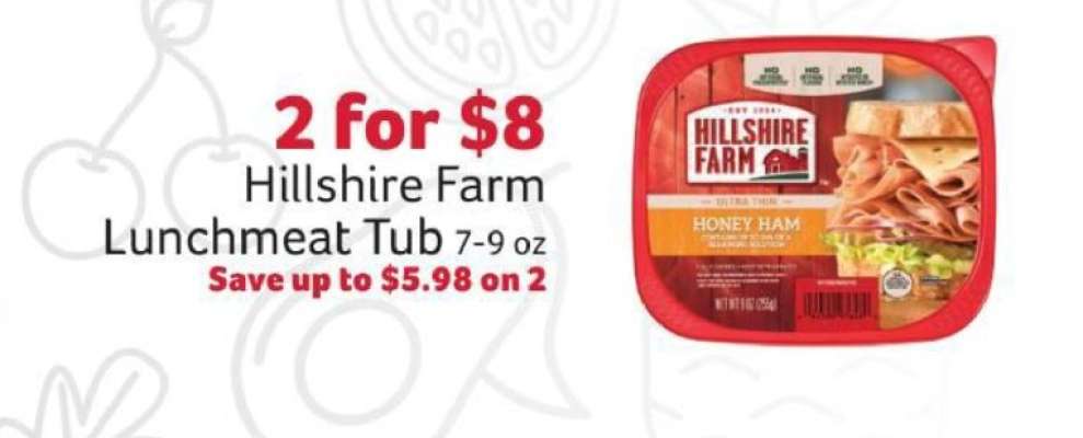 Hillshire Farm Lunchmeat Tub