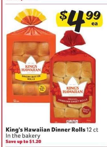 King's Hawaiian Dinner Rolls