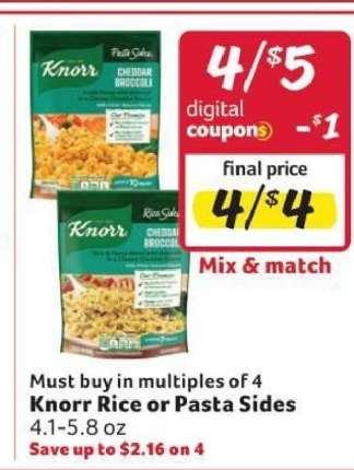 Knorr Rice or Pasta Sides