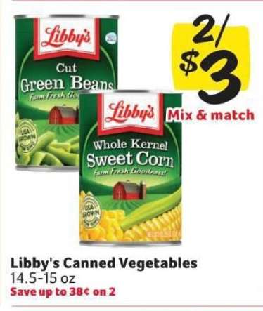 Libby's Canned Vegetables