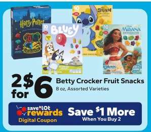 Betty Crocker Fruit Snacks