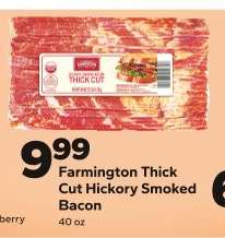 Farmington Thick Cut Hickory Smoked Bacon