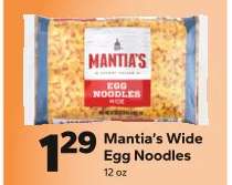 Mantia’s Wide Egg Noodles