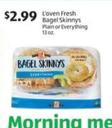 L'oven Fresh Bagel Skinnys