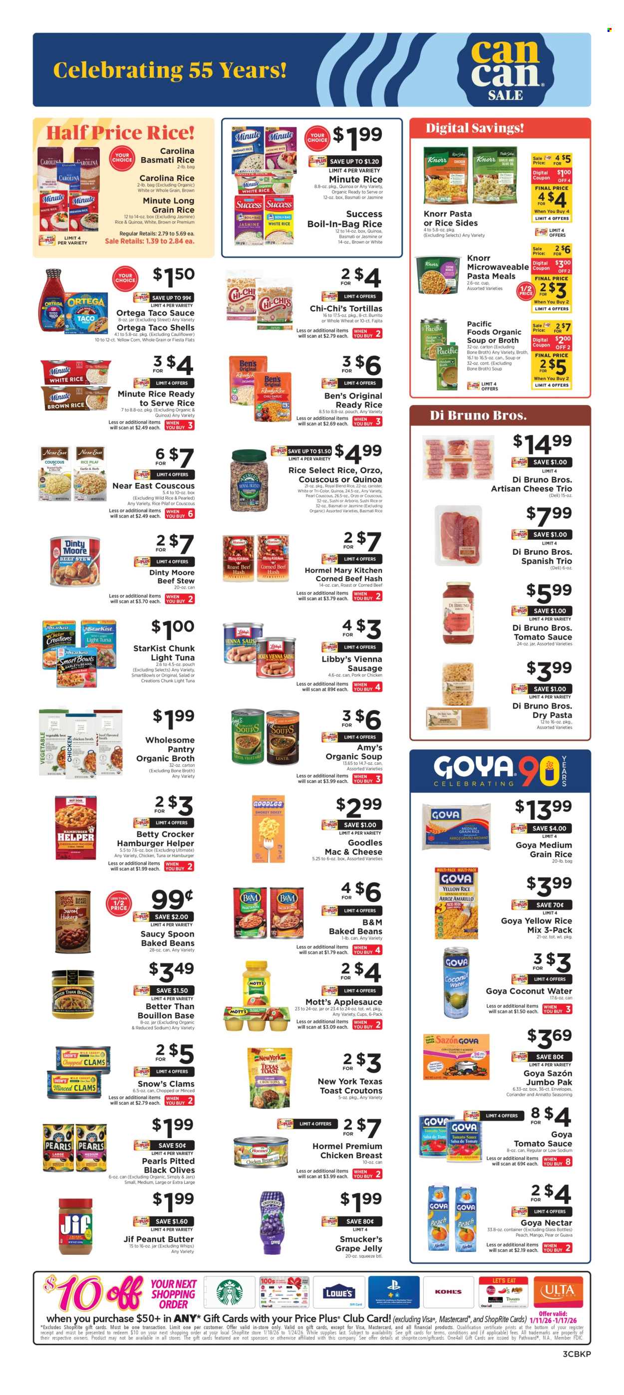 ShopRite ad - 01/11/2026 - 01/17/2026. Page 4