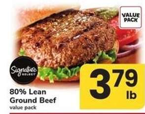 Signature SELECT 80% Lean Ground Beef