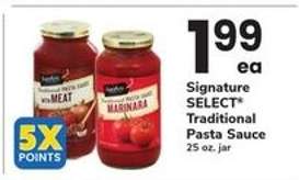 Signature SELECT Traditional Pasta Sauce