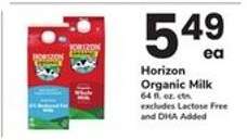 Horizon Organic Milk