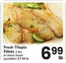 Fresh Tilapia Fillets