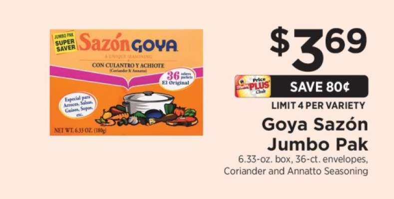 Goya Sazón Jumbo Pak